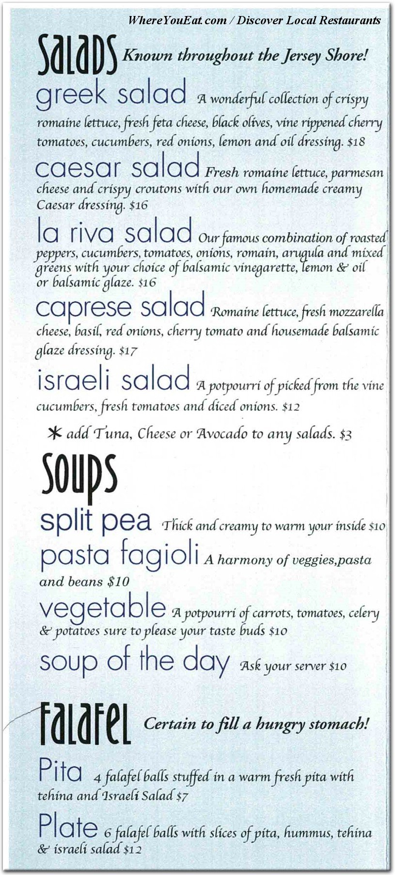 Our Foods